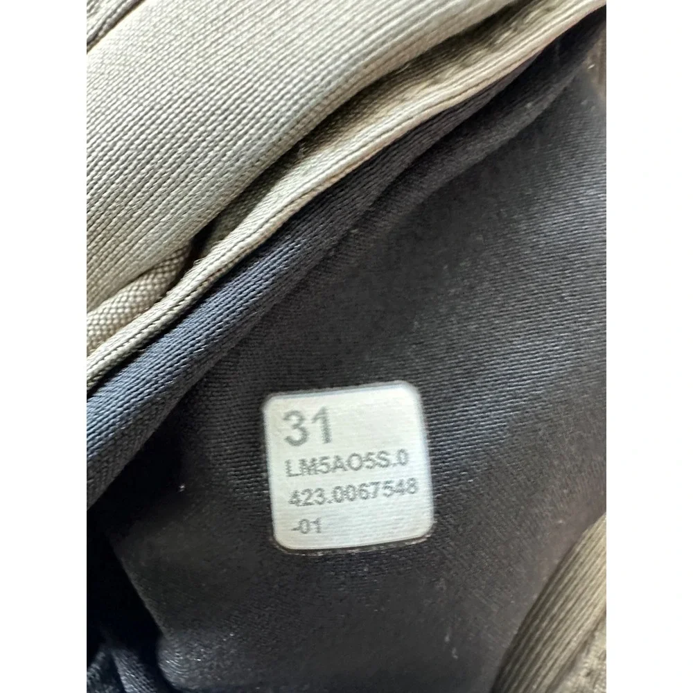 Lululemon Commission Pants Mens 31 Brown Olive Straight Leg Technical Chino